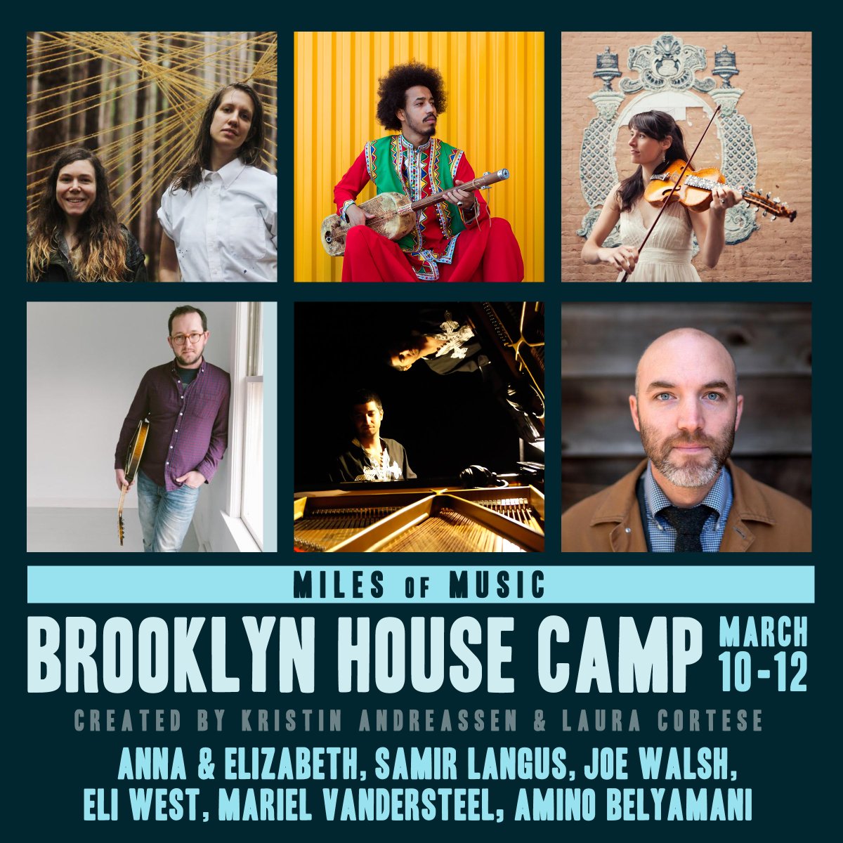 Kristin Andreassen (@kristinand) on Twitter photo This wknd in #Brooklyn: Trad music & creativity. From Moroccan #Gnawa to #Appalachian #oldtime. All ages/Abilities. Info: <a href="/MilesMusicCamp/">Miles of Music Camp</a> This wknd in #Brooklyn: Trad music & creativity. From Moroccan #Gnawa to #Appalachian #oldtime. All ages/Abilities. Info: <a href="/MilesMusicCamp/">Miles of Music Camp</a>
