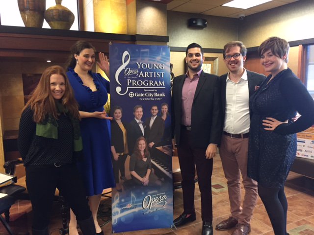 FMOpera's tweet photo. A lunch time treat! Stop by the downtown Fargo @GateCityBank tomorrow at noon to hear them! It will brighten your day! #gcbyap17 #operabank https://t.co/1JPivbEPaL