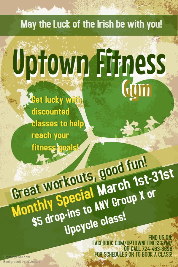 FITNESS CLASS DROP INS ONLY $5 THIS MONTH!