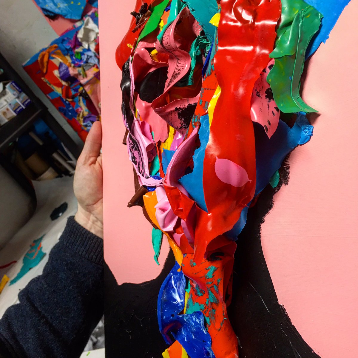 painterjon303's tweet photo. Close your eyes and see...New Acrylics #contemporaryart #modernart #modernpainting #art https://t.co/pEI00qZhzd