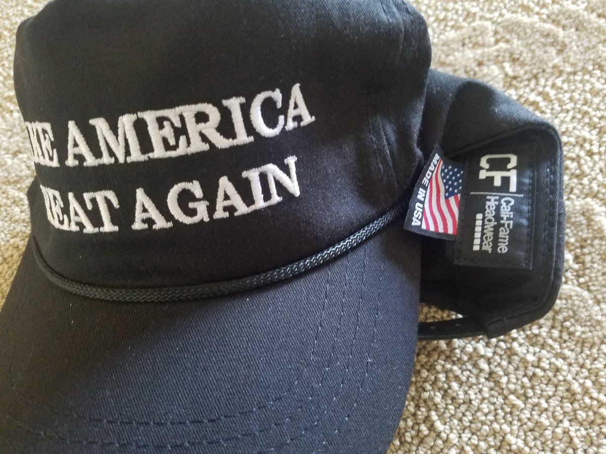 ScottBaio's tweet image. Tired of people saying the official @realDonaldTrump campaign items are made in China.
