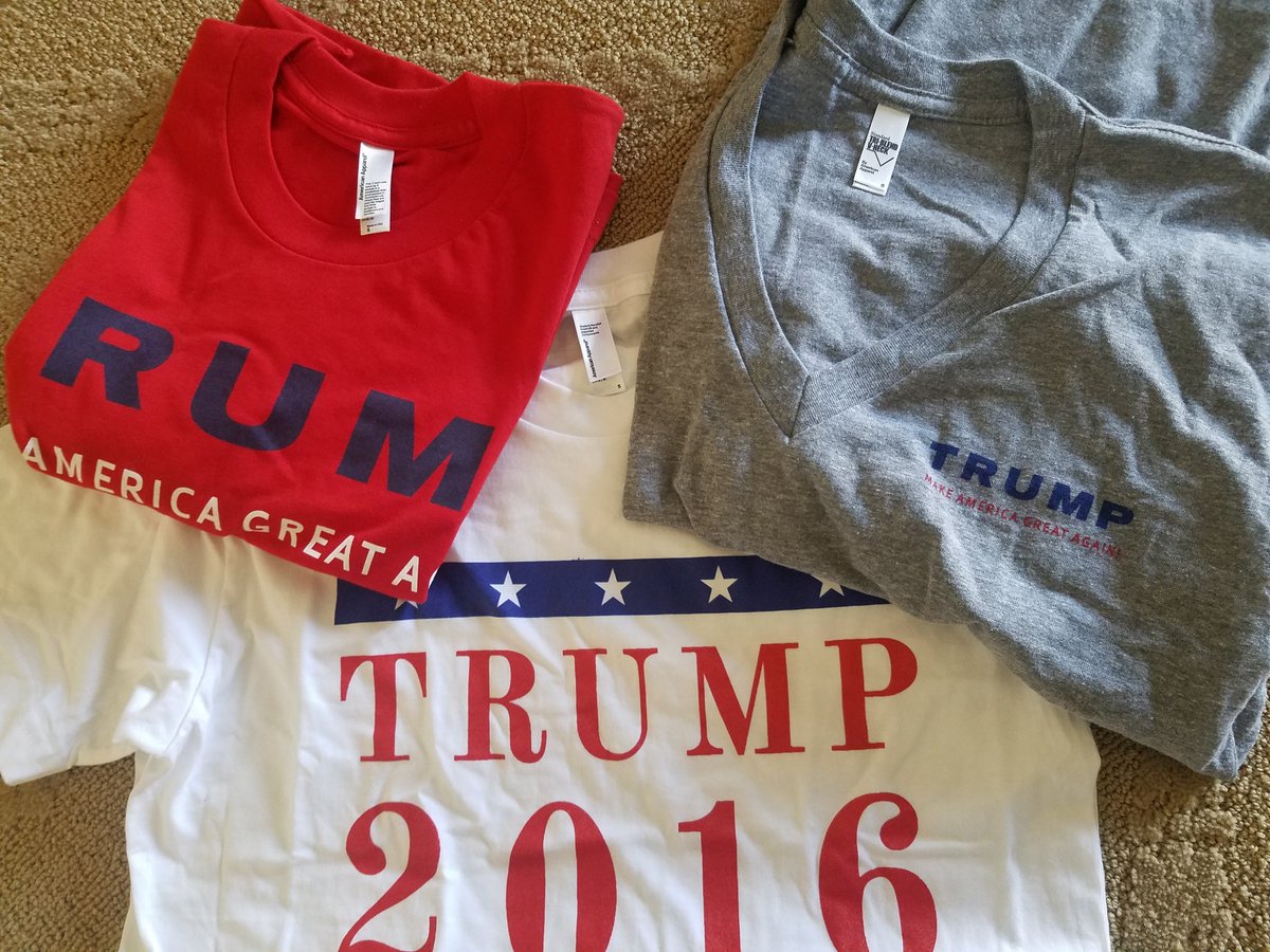 ScottBaio's tweet image. Tired of people saying the official @realDonaldTrump campaign items are made in China.