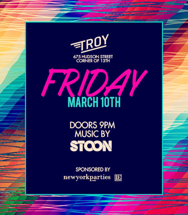 NY_Parties's tweet photo. Dont have plans for Friday Night?
Join us in #meatpackingnyc for #livemusic!
#nightlifenyc #clubsnyc #downtownnyc #manhattan #barsnyc #nyc https://t.co/po0R1M3EdU