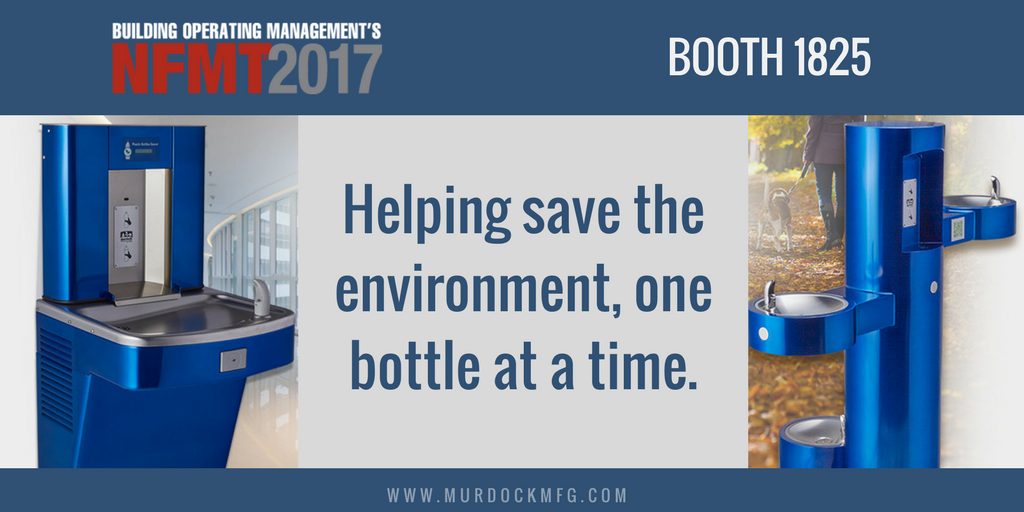 MurdockMfg's tweet photo. We're at #NFMT2017 until tomorrow encouraging everyone to DRINK MORE WATER! Visit us in booth 1825 to see our latest innovations. https://t.co/uNMQPikLnA