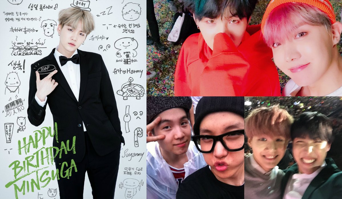 soompi's tweet photo. #BTS Shows Their Love For Suga On His Birthday #HappySugaDay https://t.co/2IuGt31ZHz https://t.co/nUX0KszUSK