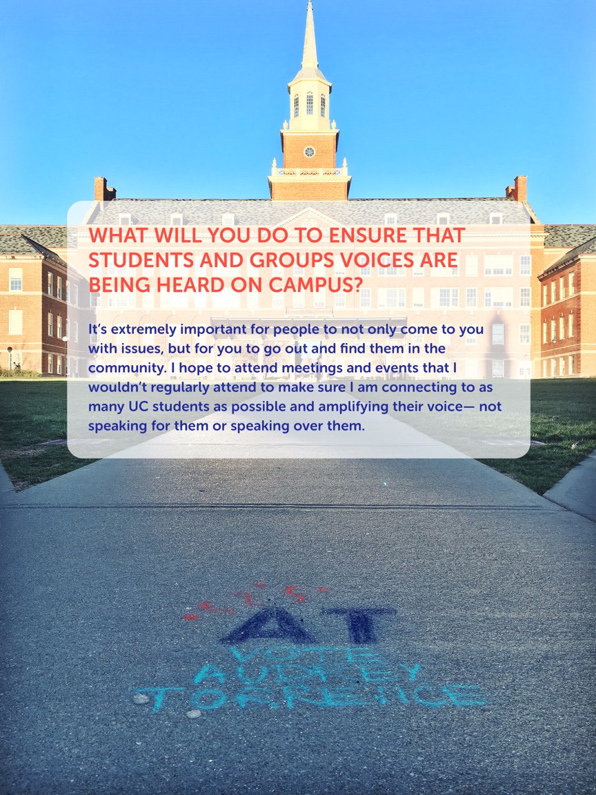 AudreyForSAL's tweet image. Vote for Audrey! Today through Friday on blackboard. #ATforUC #UCvotes2017