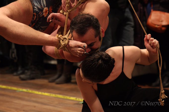 This right here is @heathawk13 being the bendiest mutherfucker in my @mocojute . Nuit Des Cordes, photo<a class="tags" target="_blank" title="On Twitter" href="/?out=eyJ0eXAiOiJKV1QiLCJhbGciOiJIUzUxMiJ9.eyJpYXQiOjE3MjE1ODUwMjMsImlzcyI6InR3cG9ybnN0YXJzLmNvbSIsIm5iZiI6MTcyMTU4NTAyMywiZXhwIjoxNzUzMTIxMDIzLCJyZWRpcmVjdF91cmwiOiJodHRwczovL3R3aXR0ZXIuY29tL2hlYXRoYXdrMTMifQ.eCKnSjugumUtfzB-U-6bTYGD7lh9KlMRi8yu-N0jD3IXpFVDdj4j-6ZFFWvpEb2gqhbRcUsZD99TyymScSBhmQ">@heathawk13</a>