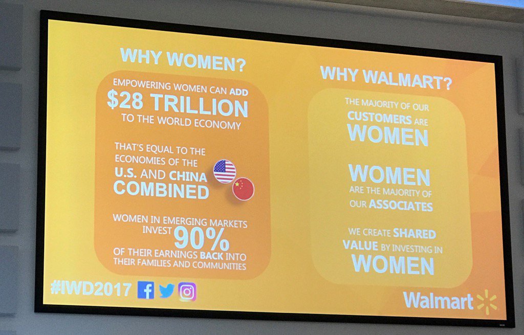 AlessandraGPR's tweet image. #IWD2017 #Walmart