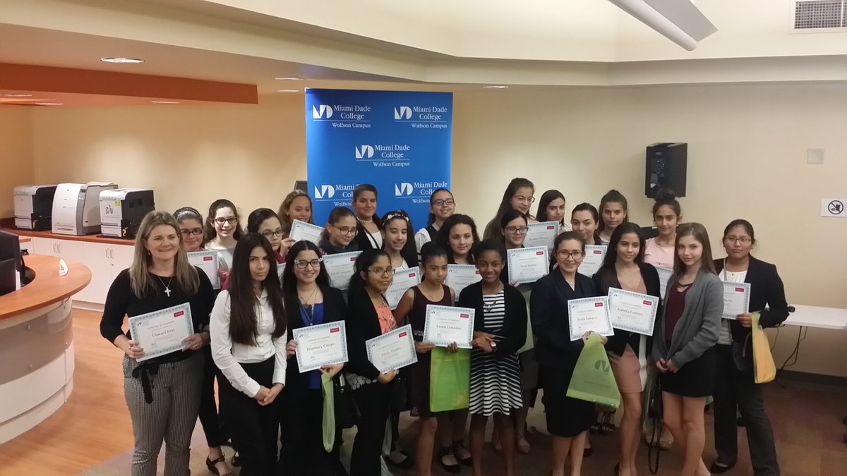 M Dcps Career Educ On Twitter Congrats Hialeah Gardens Middle