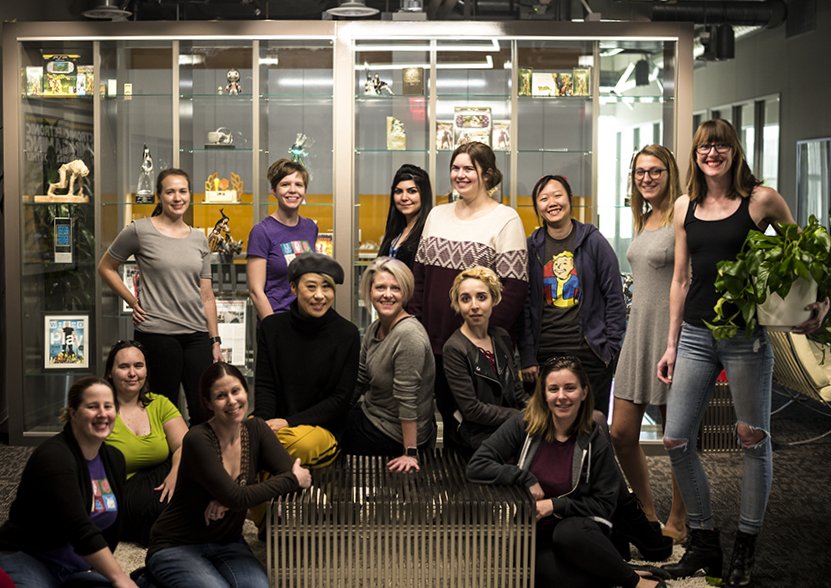 RAD_Studios's tweet photo. Happy #InternationalWomensDay! We're honored to make games with these amazing, talented, and inspiring women. https://t.co/33WslUE8zC