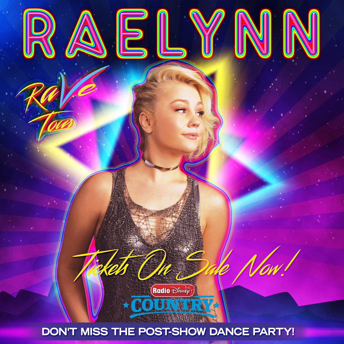 RaeLynn's tweet photo. SO excited for my FIRST headlining tour! Can’t wait to hang + dance with y'all!!🦄 🦄 Get your #RaVeTour tickets NOW! https://t.co/fNIBnkFNGz https://t.co/AYlkVipNxQ