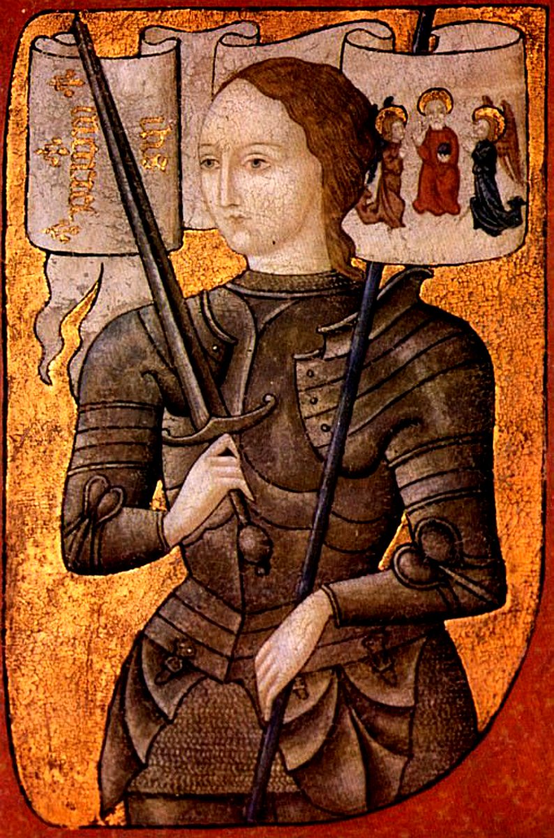 FedeDoria8's tweet photo. #Donneche sono morte per in un ideale in un'epoca in cui essere donna e essere diversa era l'equivalente di un castigo divino #joanofarc https://t.co/oLdZgBJLvz