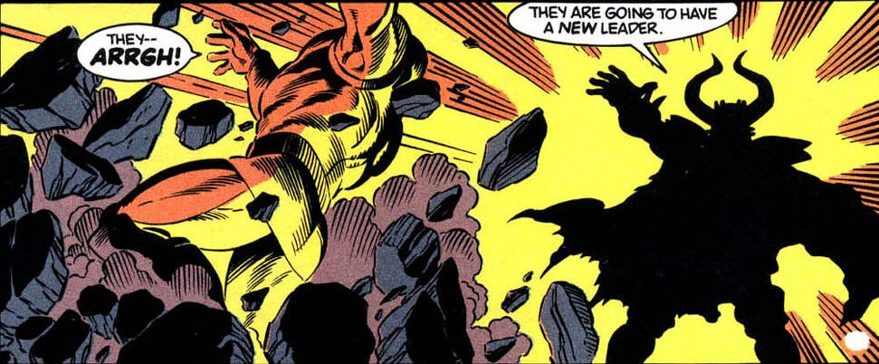 BPRDHellboy_'s tweet photo. @YugaKhan_ escaped his long imprisonment to return to @ApokolipsNewGod &amp; seize the throne from @JLAvsDarkseid &amp; his minion @DesaadNewGods. https://t.co/bNydfnOSgB