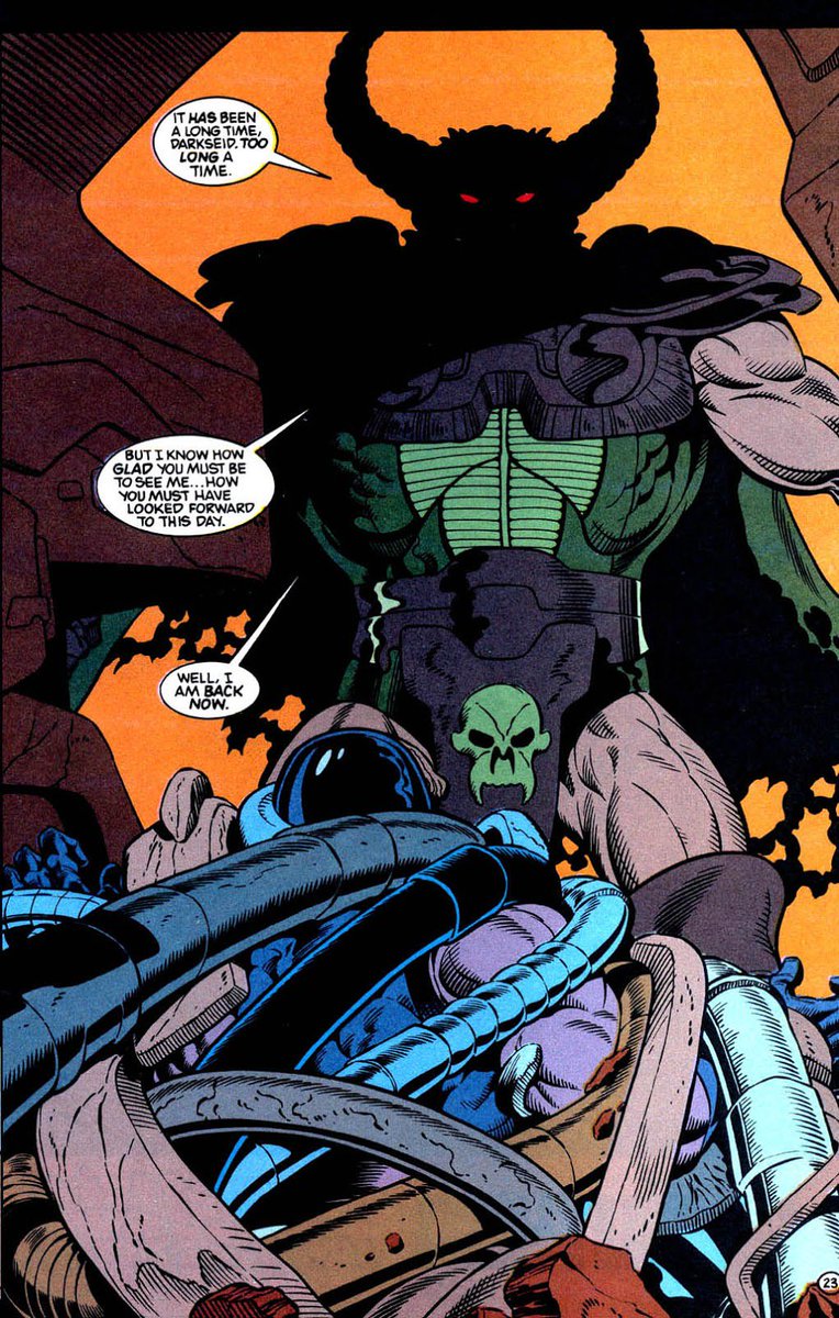 BPRDHellboy_'s tweet photo. @YugaKhan_ escaped his long imprisonment to return to @ApokolipsNewGod &amp; seize the throne from @JLAvsDarkseid &amp; his minion @DesaadNewGods. https://t.co/bNydfnOSgB