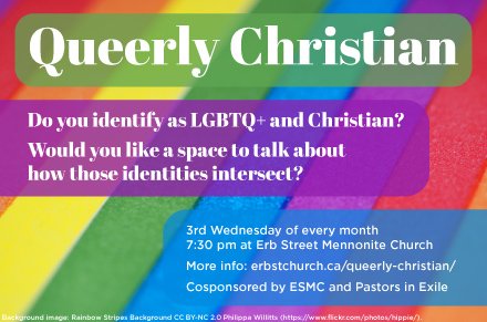 CedarKlassen's tweet image. I'm super-excited that #QueerlyChristian🏳️‍🌈✝️ starts next week! (Sadly, I'll be missing #wrtalk on the 3rd Wed. of each month now...)