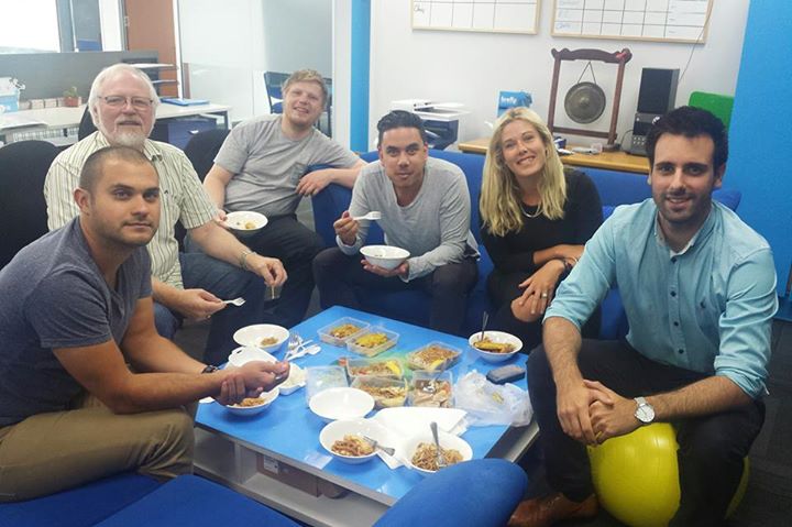 fireflysearch's tweet photo. Today at Firefly: Carb loading done right. Please don't judge! 😬  #teamlunch #digitalmarketing https://t.co/4DbhsxOVjf