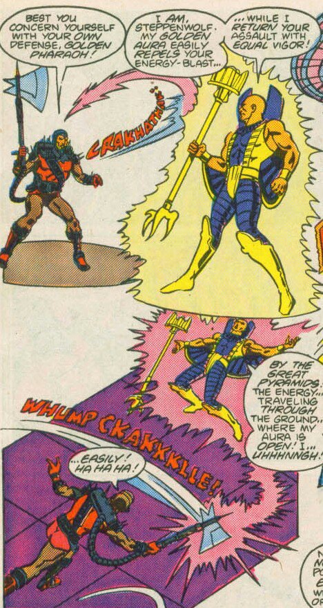 CableDeadpool_'s tweet photo. @JLAvsDarkseid was abducted by Tyr.As @SteppenwolfvJLA and @KalibakNewGods searched,they bested new #JusticeLeague Golden Pharaoh &amp; Samurai https://t.co/OKGTq24SDp