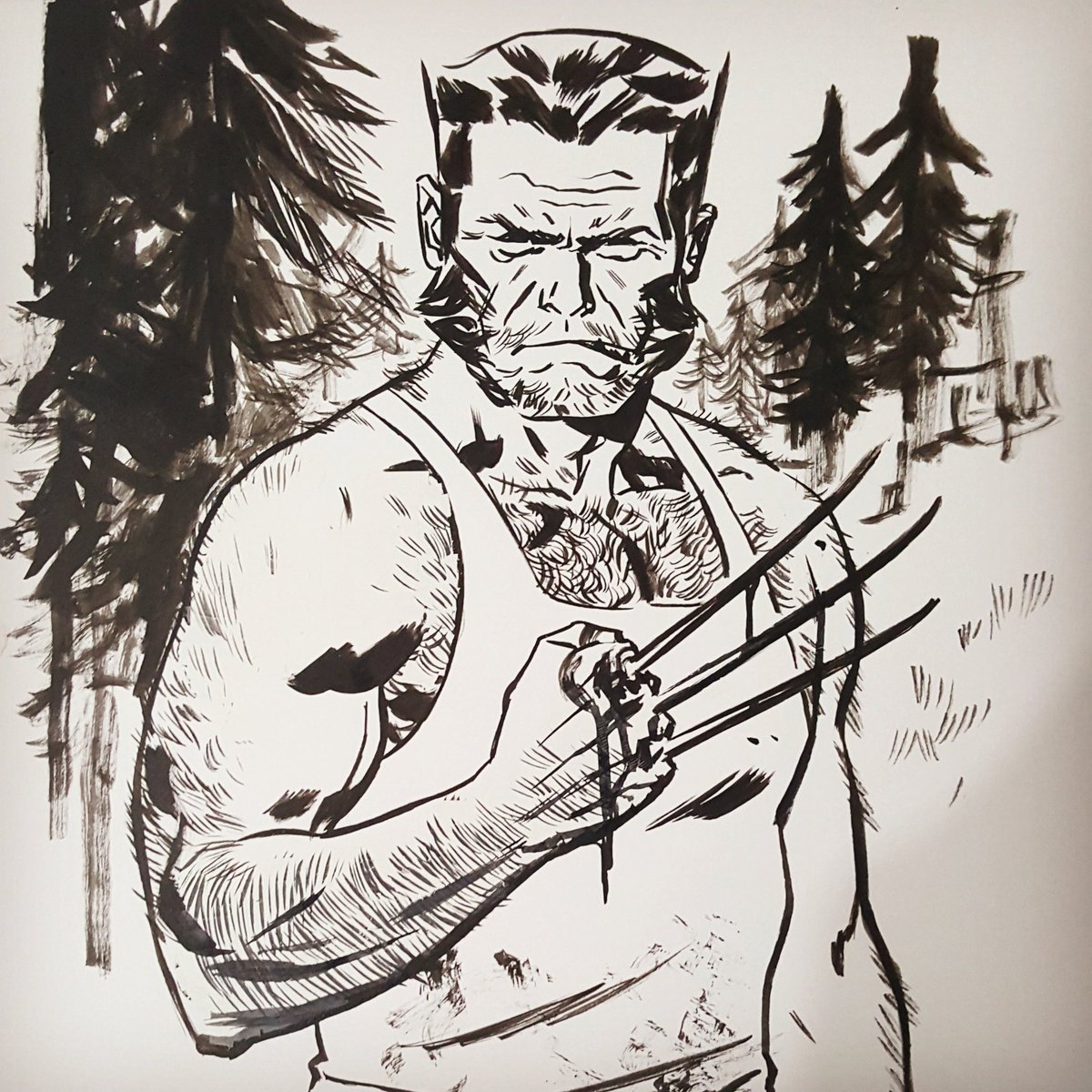Finished #wolverine #sketch 