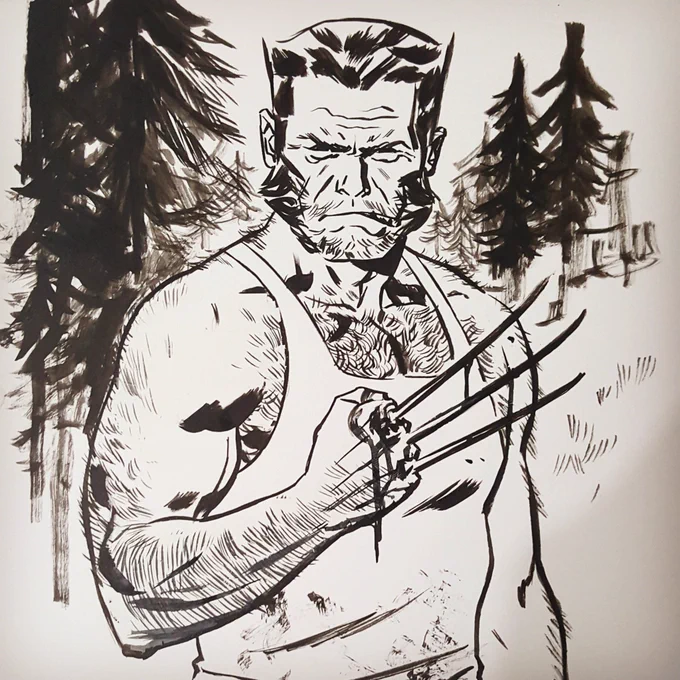 Finished #wolverine #sketch 