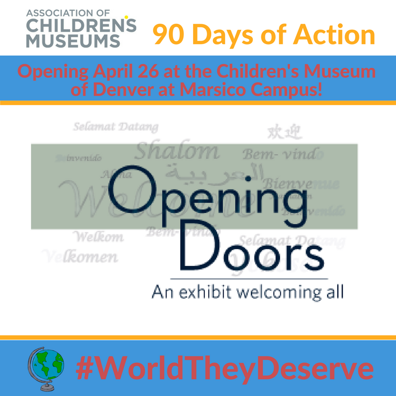Children's Museum of Denver will unveil Opening Doors, an art exhibit honoring diversity, on 4/26 bit.ly/2lZDsOW #WorldTheyDeserve