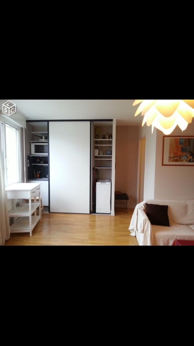 DesignBRINKS's tweet photo. Apres la cuisine ouverte, la cuisine "en placard" #leboncoin #original https://t.co/f5sBgcfEtL