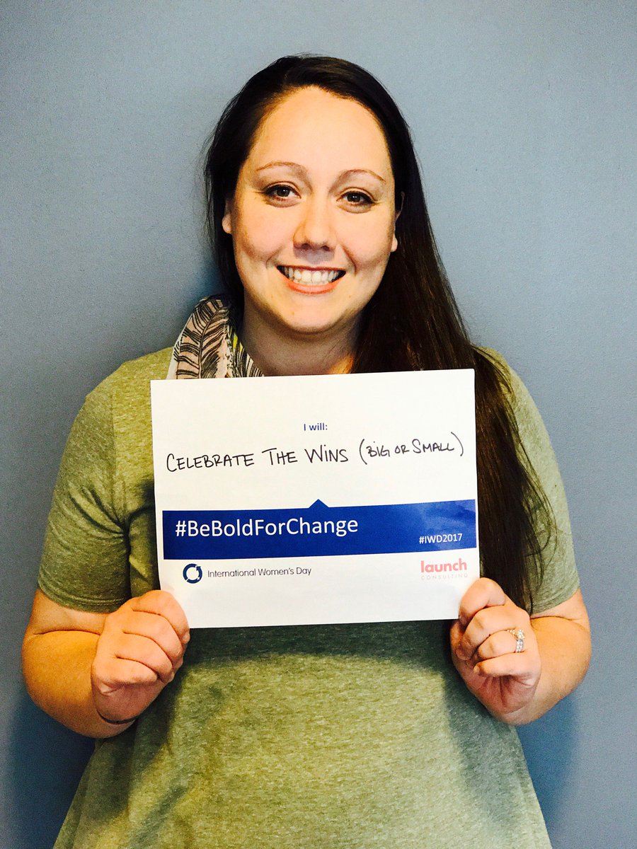 LaunchIdeas's tweet photo. "I will celebrate the wins (big or small)." - Samantha // #IWD2017 #BeBoldForChange #LaunchIdeas #FurtherFaster #MakeItFly https://t.co/d5tEBKhDIC