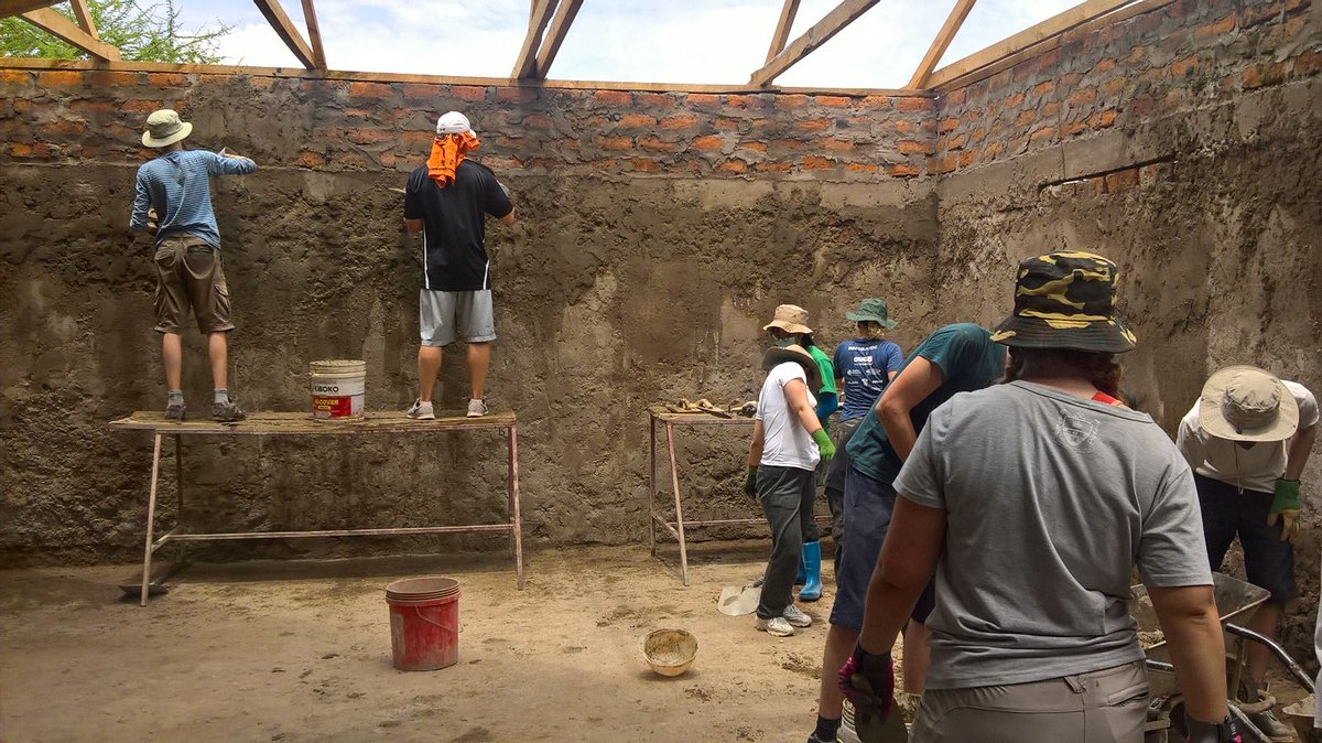 Work continues on the school