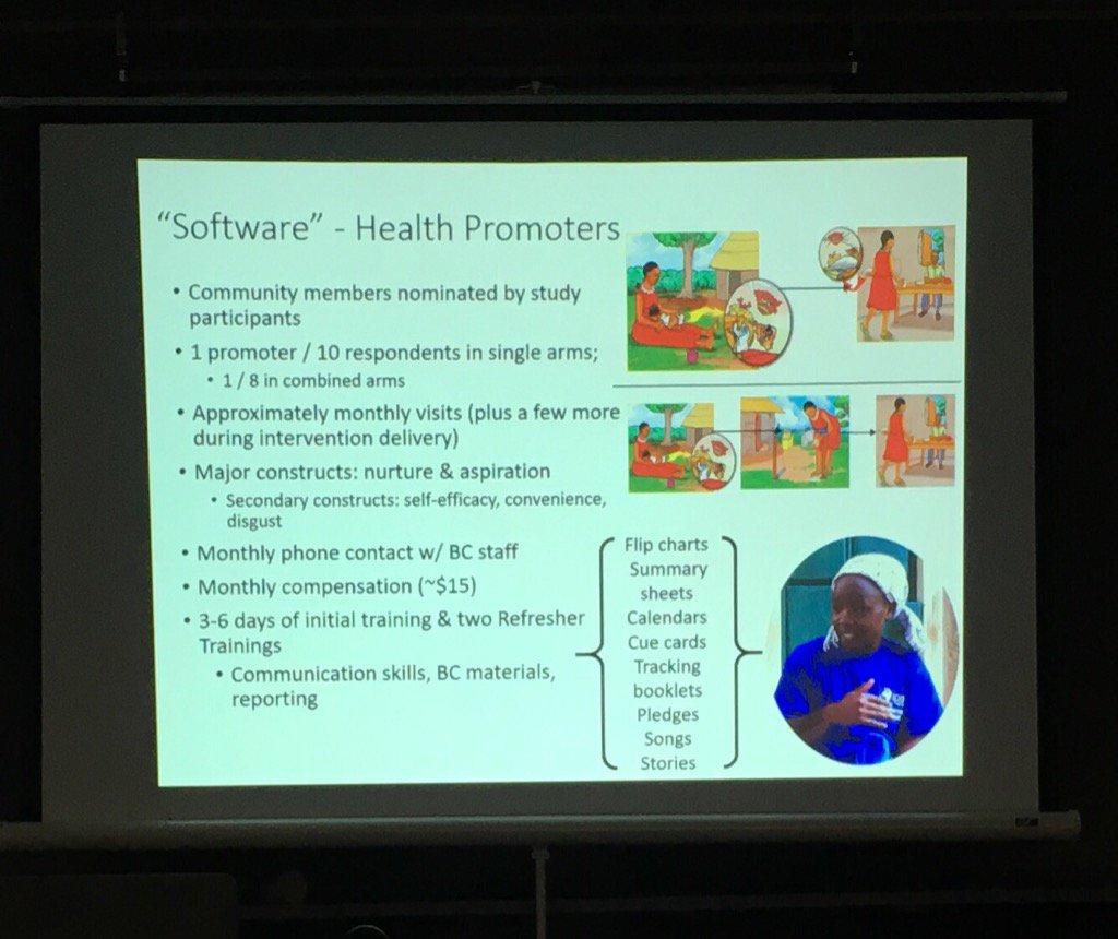 Meganonthehill's tweet photo. Thanks to @poverty_action for sharing your experience in Kenya and the importance of health promotion! #COWASH2017 https://t.co/EsOnq4bHDJ
