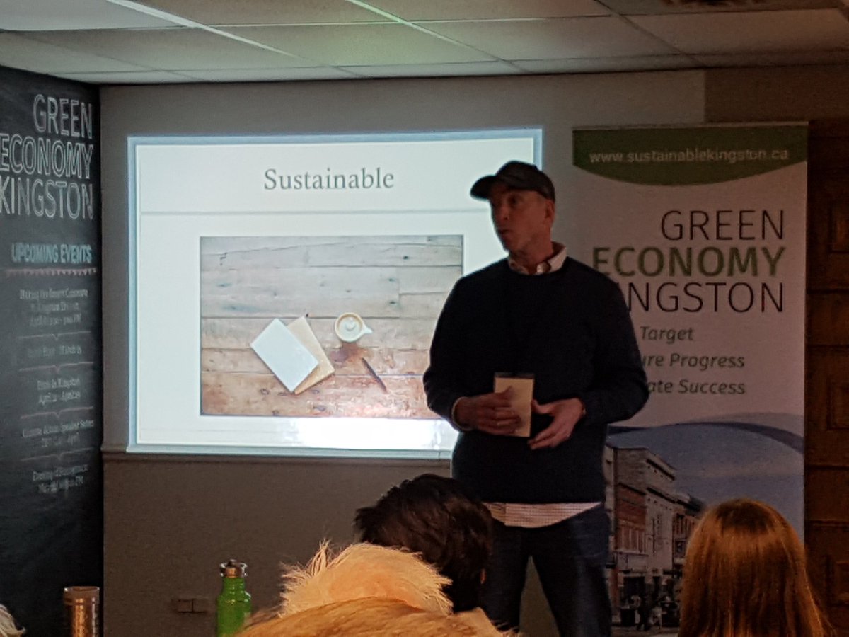 SustainableKtwn's tweet photo. A huge thank you to our guest speakers from @the_tearoom &amp; @thenorthroast! Another great event connecting businesses in the #ygk! https://t.co/Psm1G8es6Z