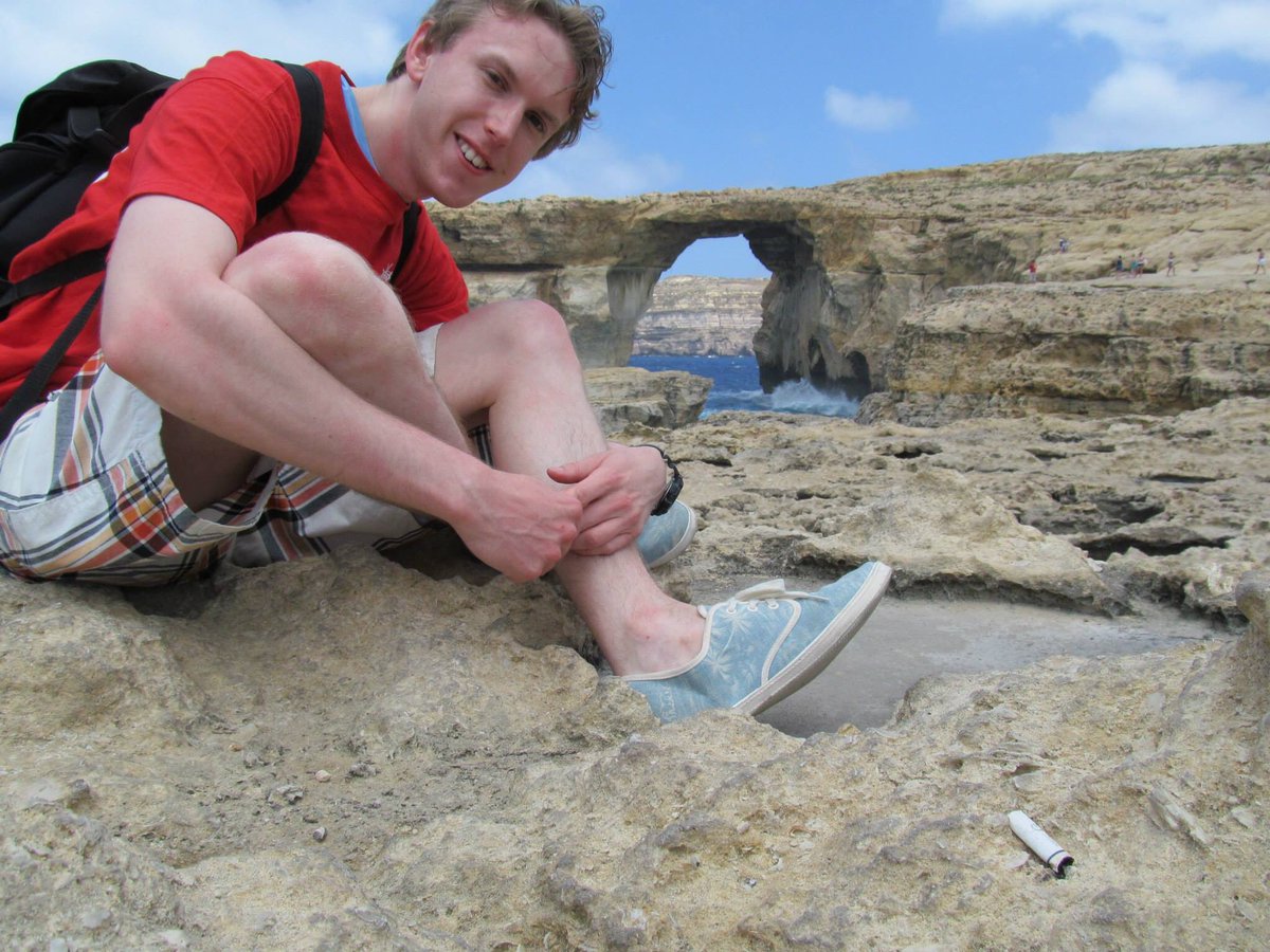 MatthewRimmer's tweet photo. R.I.P. Azure Window. #AzureWindow #Dwejra #DwejraWindow #Malta https://t.co/uB1bBOKxAE
