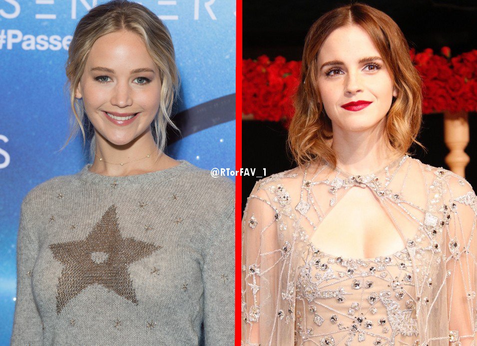 Requested Rt For Jennifer Lawrence Like For Emma Watson