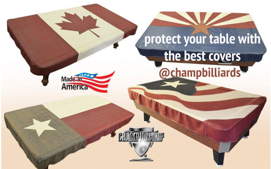 champbilliards's tweet photo. #DidUKnow...ChampBilliards sells best made table covers in the market. 7 styles, several colors & fantastic designs.
#bestbilliardcloth https://t.co/O4t3n7niyU