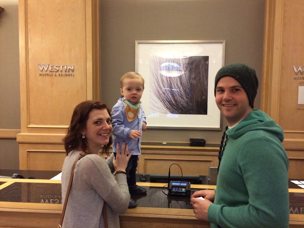 michellebelleNS's tweet image. How cute is this little guy checking in?! @WestinNS maybe here for? @final8HFX even though he's a little short yet!!