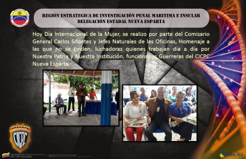 Hoy Día Internacional de la Mujer se realizo Homenaje a las que no se rinden,  quienes trabajan día a día por Nuestra Patria e Institución.-