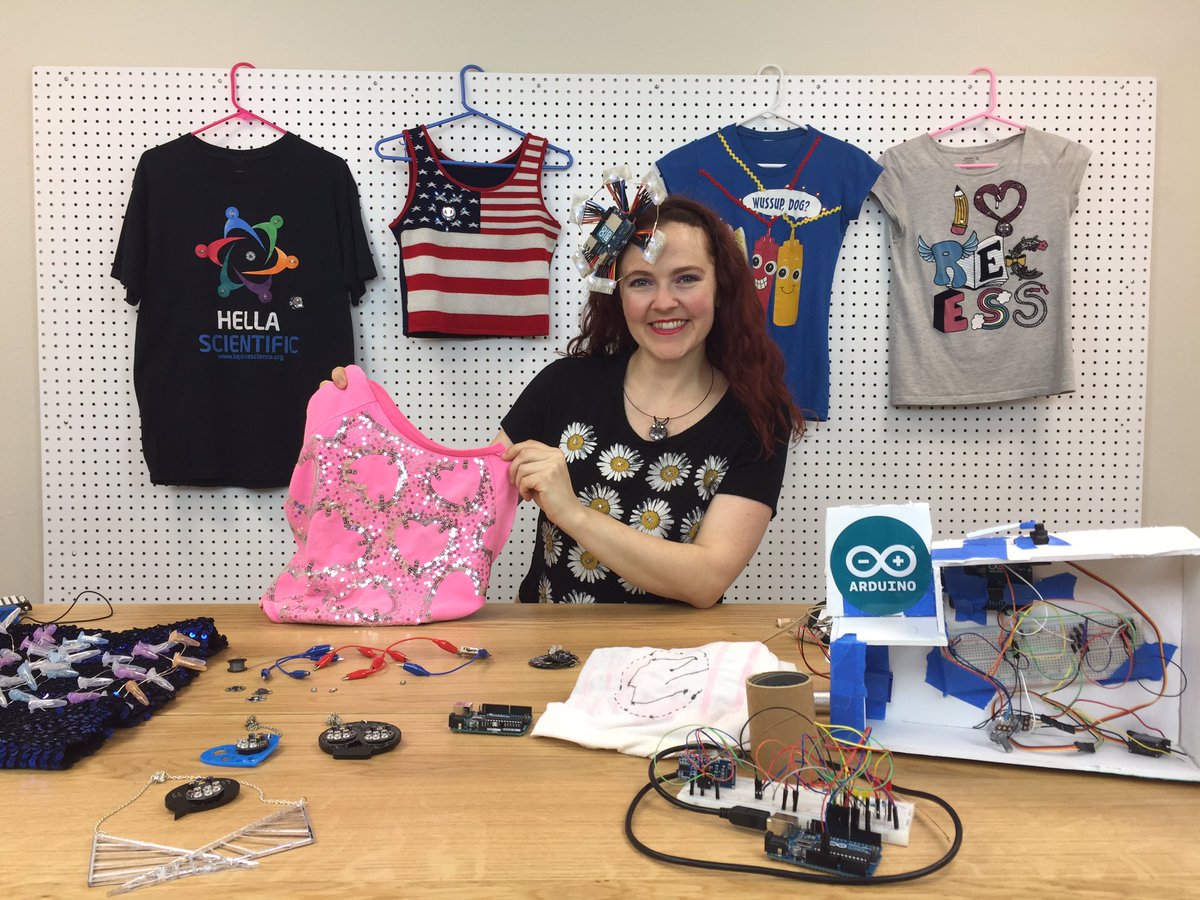 TenayaHurst's tweet image. Happy #InternationalWomensDay  to all my #LadyMaker friends! Check out my url on the Arduino website! arduino.org/tenayahurst