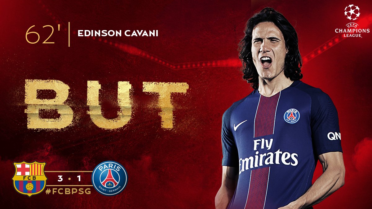 PSG_inside's tweet photo. BUUUUUUUT BUUUUUUUUUUUUUT BUUUUUUUUUUUUUUUUUUUUT D'@ECavaniOfficial !!!!!! #FCBPSG https://t.co/rOvPKTDPlZ