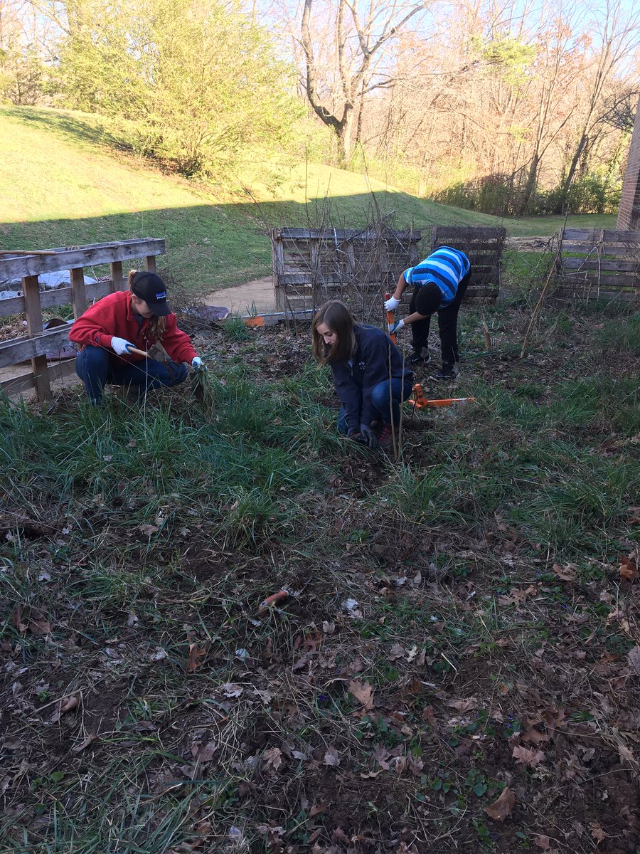 smayfox's tweet photo. We swear this is going to turn into a garden one day... #onetribe #environmentalclub https://t.co/N4csAgxaSA