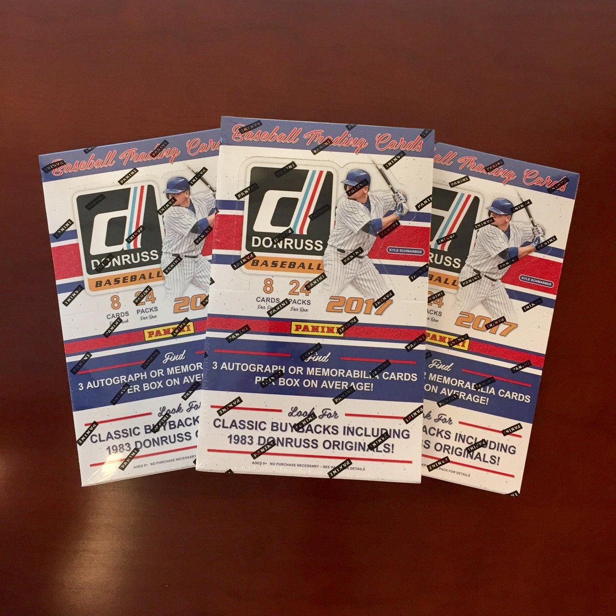 MLBPlayersInc's tweet photo. Card collecting season!
#DonrussBaseball '17 https://t.co/PrTyDTdPlT

Followers RT 4 chance 2 win 1 of 3 boxes
Rules https://t.co/nbHEJCXtcR https://t.co/ViFxTf30MB