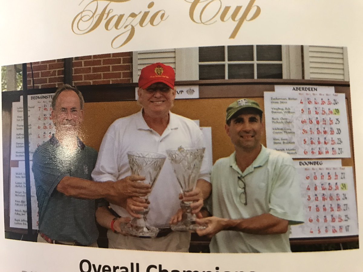 Fahrenthold's tweet image. Sales brochure for one of @realDonaldTrump's clubs. You might have won the tournament, but apparently he gets to hold the trophy.