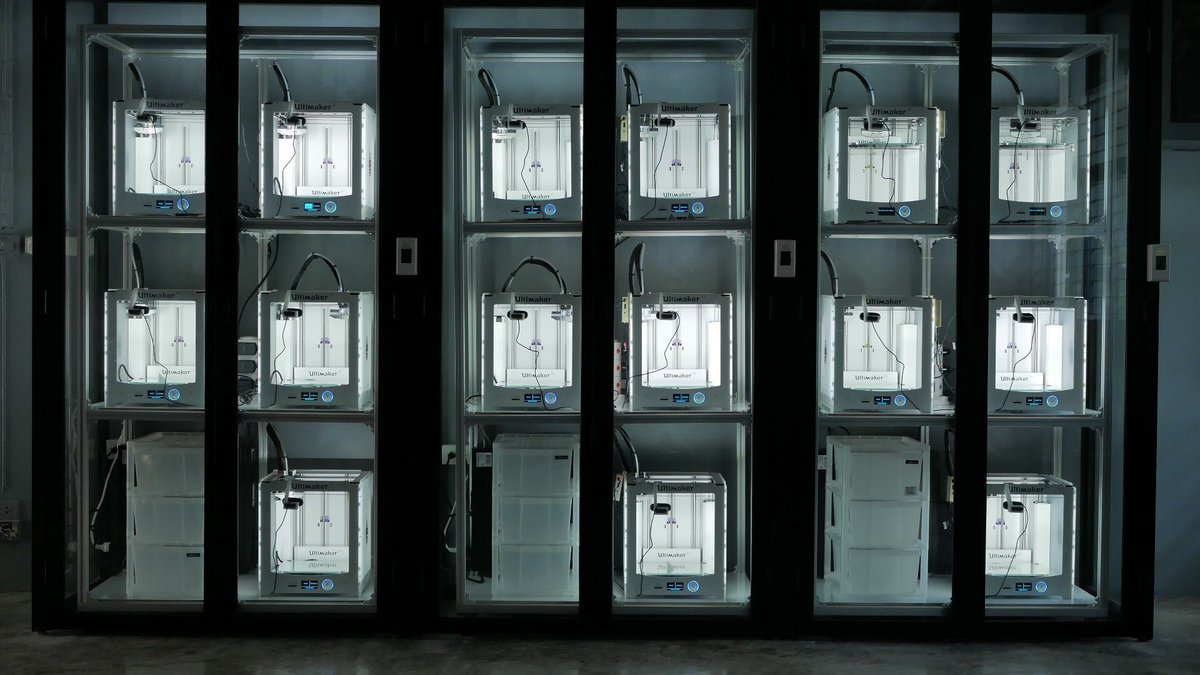 Digital Prototyping Research Lab - AKU in Thailand recently set up a Print Lab with 15 #Ultimaker

buff.ly/2lEWgYo