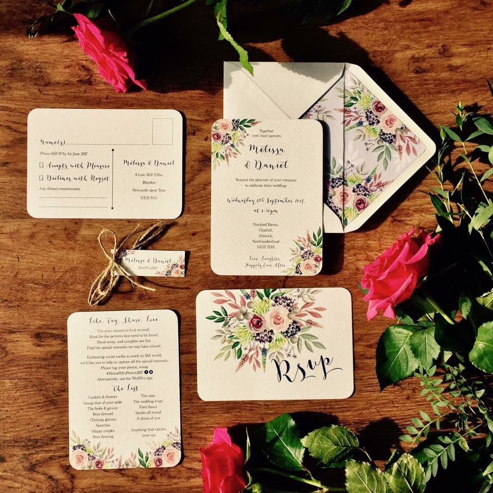 toptabledesign's tweet photo. Pretty floral invites 💐we loved designing these for another wonderful couple #weddinghour #weddingWednesday #WeddingInvitation https://t.co/riEfEL1NBm