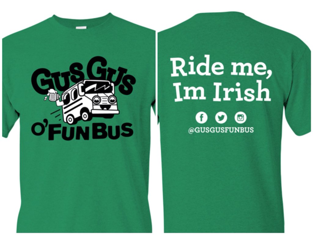 Gus Gus Fun Bus (@gusgusfunbus) on Twitter photo Approved setup from <a href="/ShirtKong/">Shirt Kong</a> on these <a href="/lambgrenade/">adam bertels</a> designed shirts just in time for St Patrick's Day. Approved setup from <a href="/ShirtKong/">Shirt Kong</a> on these <a href="/lambgrenade/">adam bertels</a> designed shirts just in time for St Patrick's Day.