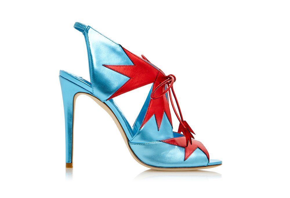 .@Dune_London and <a href="/RupertSanderson/">Rupert Sanderson</a> created shoes inspired by David Bowie. trib.al/64vtaqs