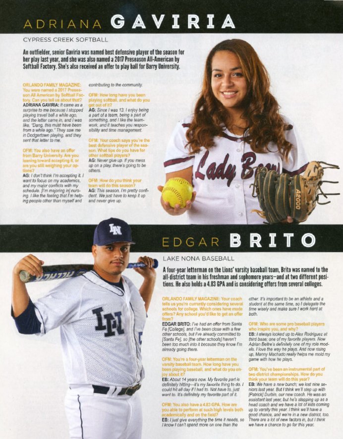 OCPSnews's tweet photo. Many of our HS student-athletes are featured in this month's issue of @Orlando_Family Magazine... https://t.co/v2dsOWkIN4  #OCPSRivalryLove https://t.co/FSi33iHFmT
