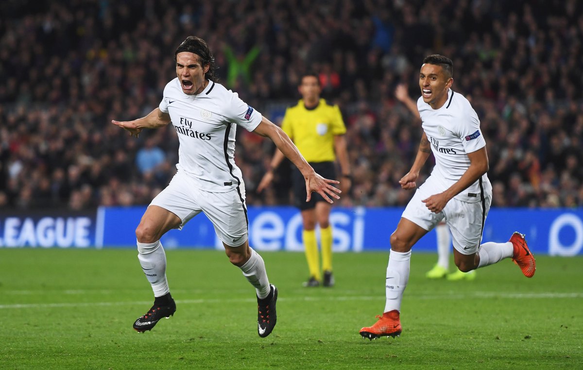Footballtweet's tweet photo. Full time at the Camp Nou: Barcelona 6 - 1 Paris Saint-Germain (6-5 agg). #FCB #PSG

WHAT A BLOODY GAME !⚽️🇪🇸🇫🇷 https://t.co/87DZrXVBNI