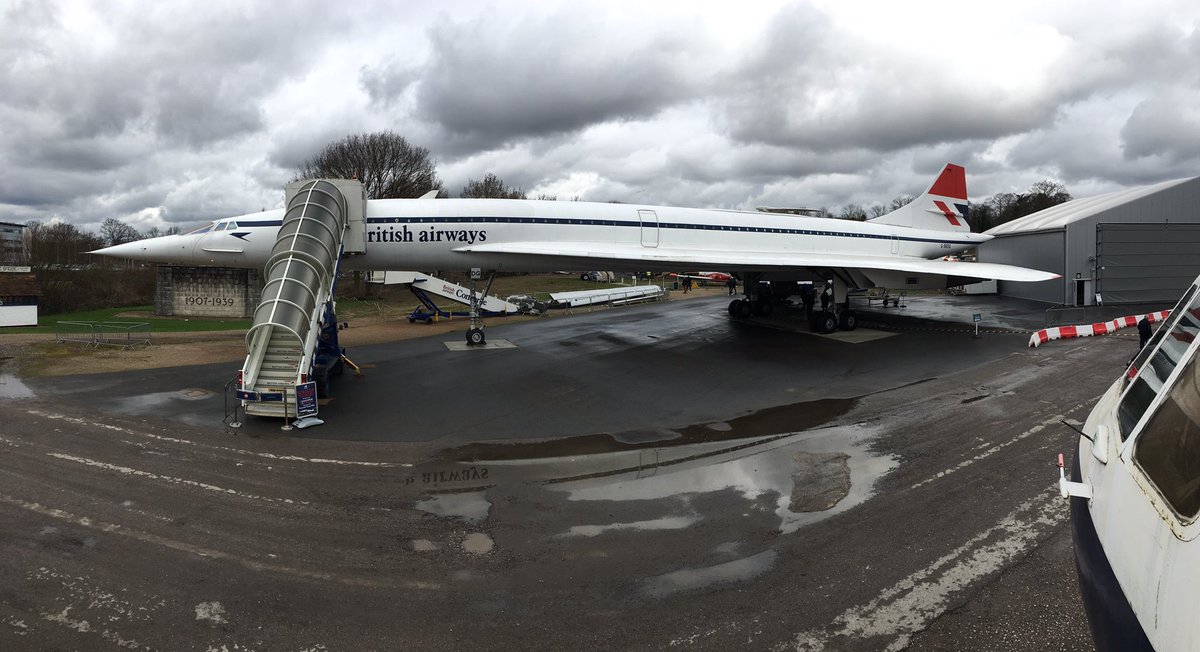 Worthy_Driver's tweet photo. Great day out at @BrooklandsMuseu today, nice to see @ConcordeGBBDG #avgeek #concorde #gbbdg #brooklands https://t.co/tjiBU3P7gR