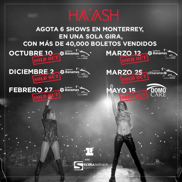 haashoficial's tweet photo. Regios, son lo MÁXIMO!!! 👯❤❤❤ #1FHechoRealidadTour #SoldOut https://t.co/uh7I7fjflt