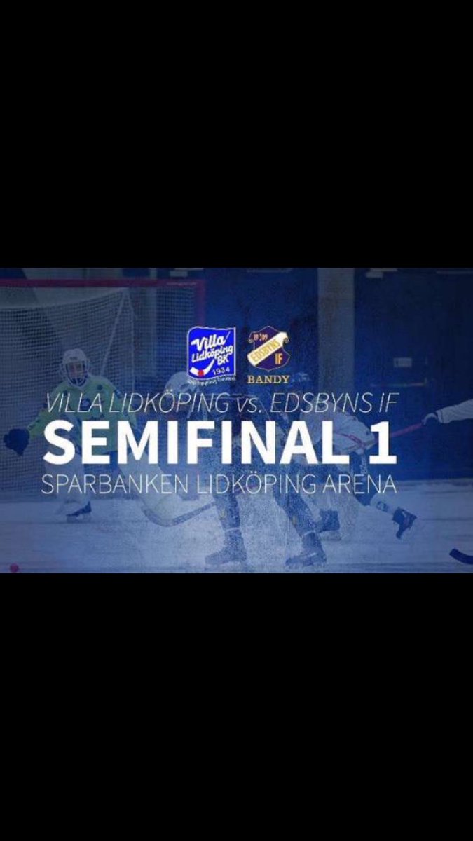 Alltid kul att komma till Lidköping. Semifinal 1 imorgon 19.15🔵🔴