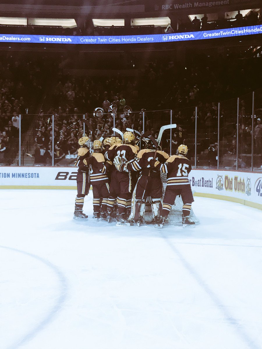 XcelEnergyCtr's tweet photo. Raiders win! Northfield beats Mahtomedi 3-1. 

Raiders advance to take on MAML in Friday's 11am Class A Semifinal. #MSHSL https://t.co/ple6VnVsPt