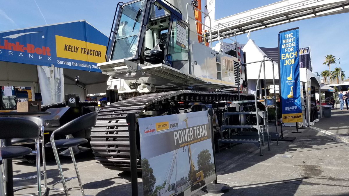KTCFoundationGp's tweet photo. Day 2 @conexpoconagg #boothS5151 #kellytractorfoundationgroup #IMTdrills #LinkBeltCranes #conexpo2017 #ktcconexpo2017 #conexpo2017booths5151 https://t.co/w4TT23dw08